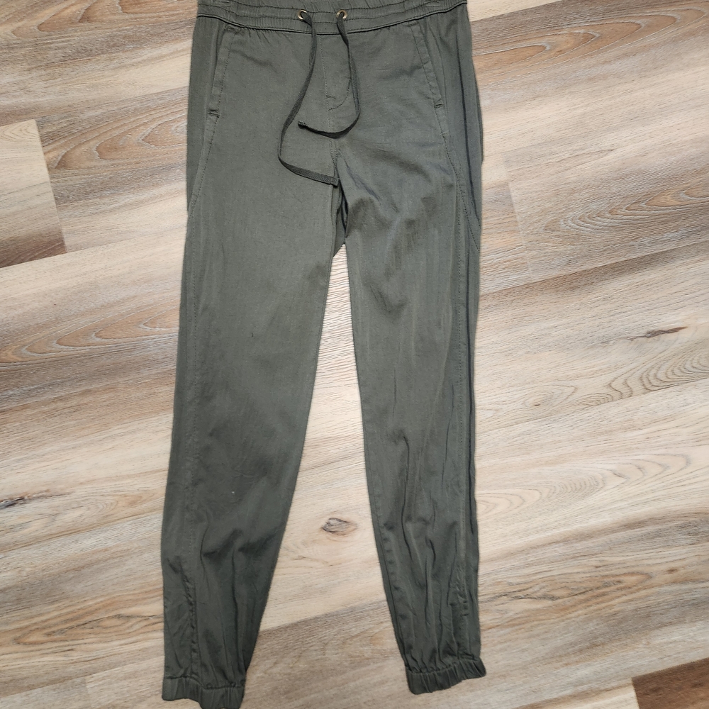 Women's Olive Green Jogger Pants